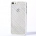 iPhone SE 5 5s - Carved Line Pattern Matte PC Hard Protective Phone Cover Case - White
